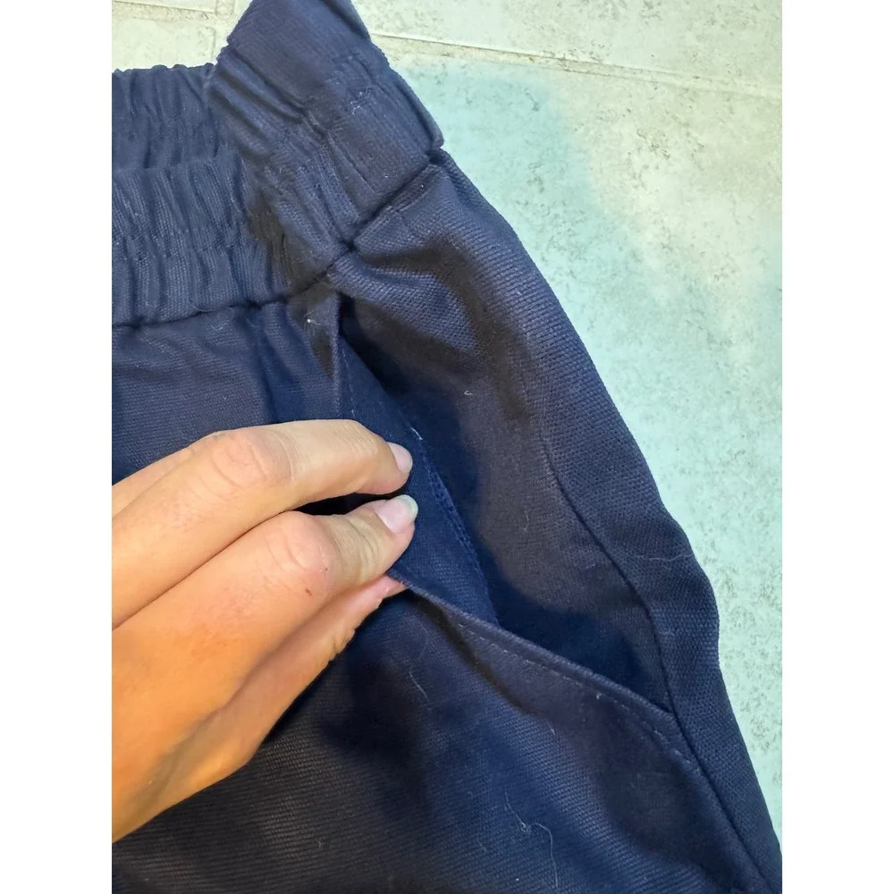 NWT J. Crew Factory Womens Navy Blue Broadway‎ Pull On Shorts Size 00 - Picture 4 of 5